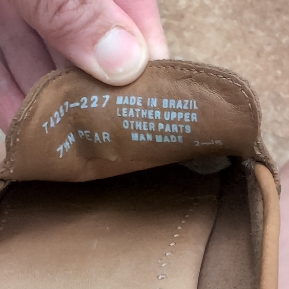 Trotters Women's Leather Tan Slip-On Loafers - Picture 8 of 8